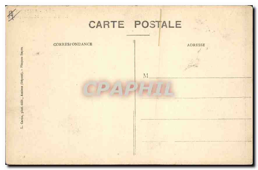 CPA Amiens La Theatre Municipal — Rückseite