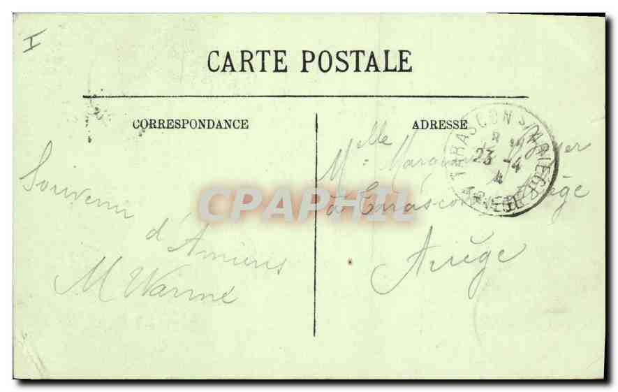 CPA Amiens Vue generale prise du Beffroi — Back