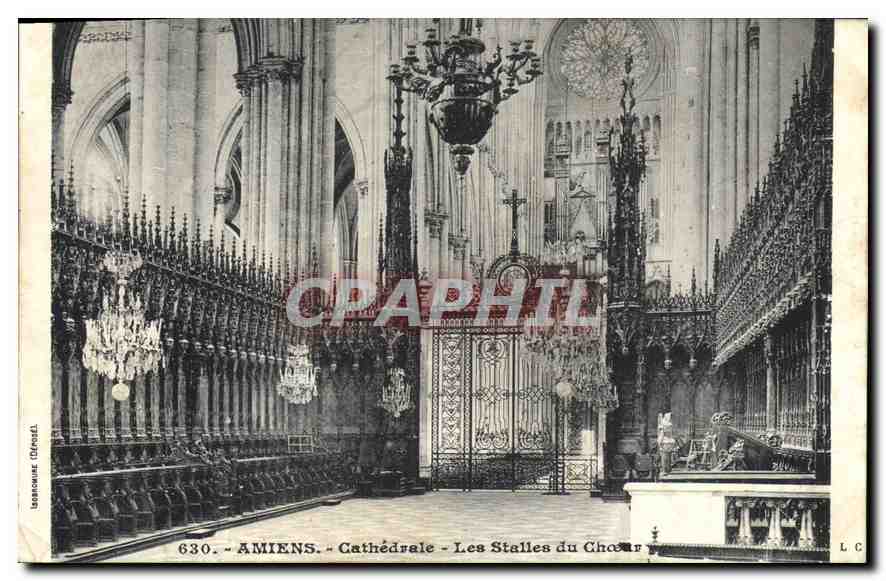 CPA Amiens Cathedrale Les Stalles du Chœur orgue