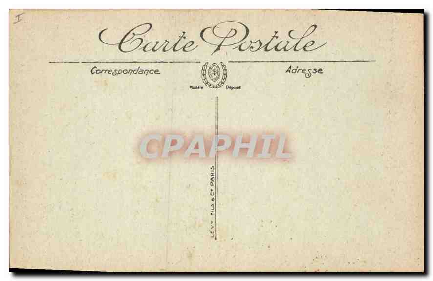 CPA Clermont Ferrand Le Jacquemard de la Cathedrale — Verso