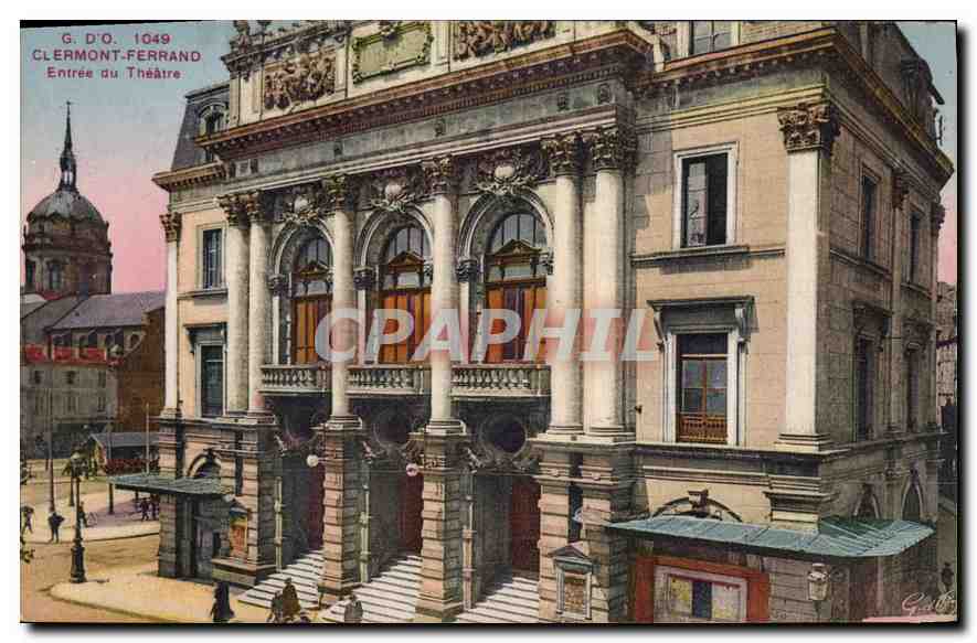 CPA Clermont Ferrand Entree du Theatre