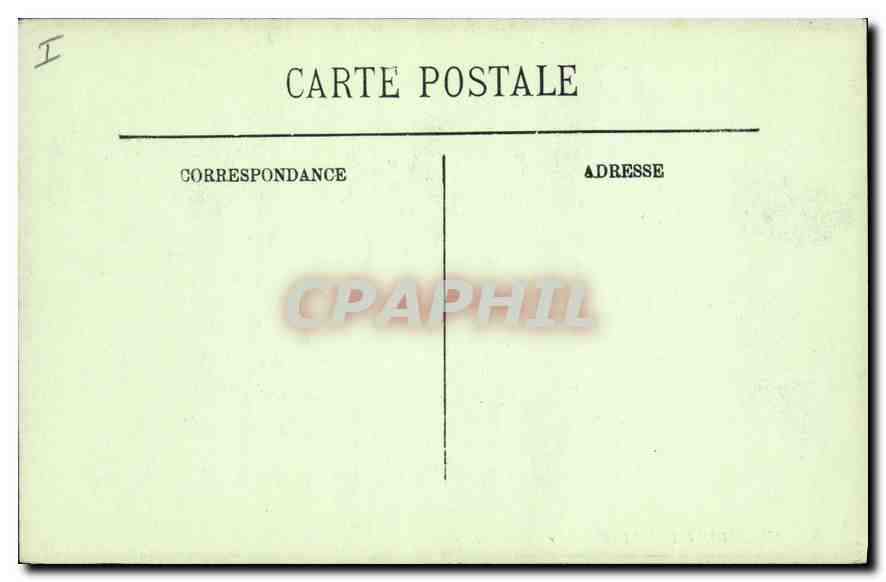 CPA Clermont Ferrand Le Jardin Lecoq — Rückseite