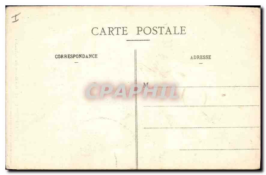 CPA Clermont Ferrand Maison des Architectes — Verso