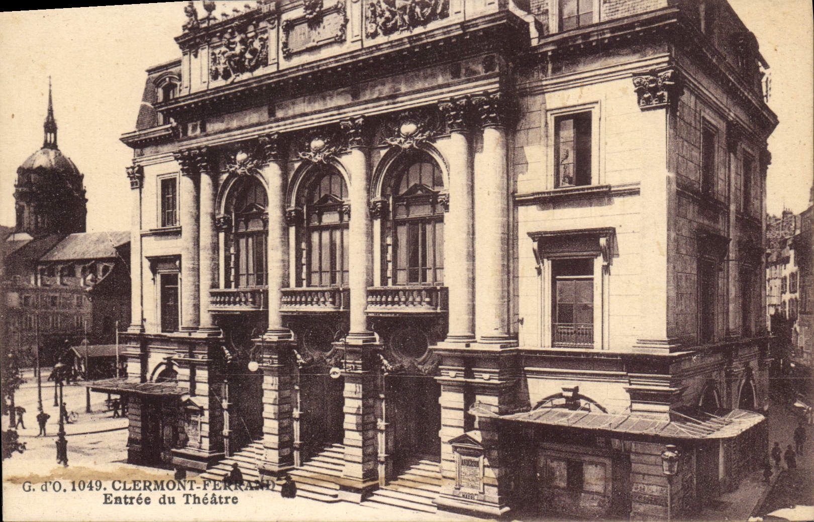 CPA Clermont Ferrand Entree du Theatre