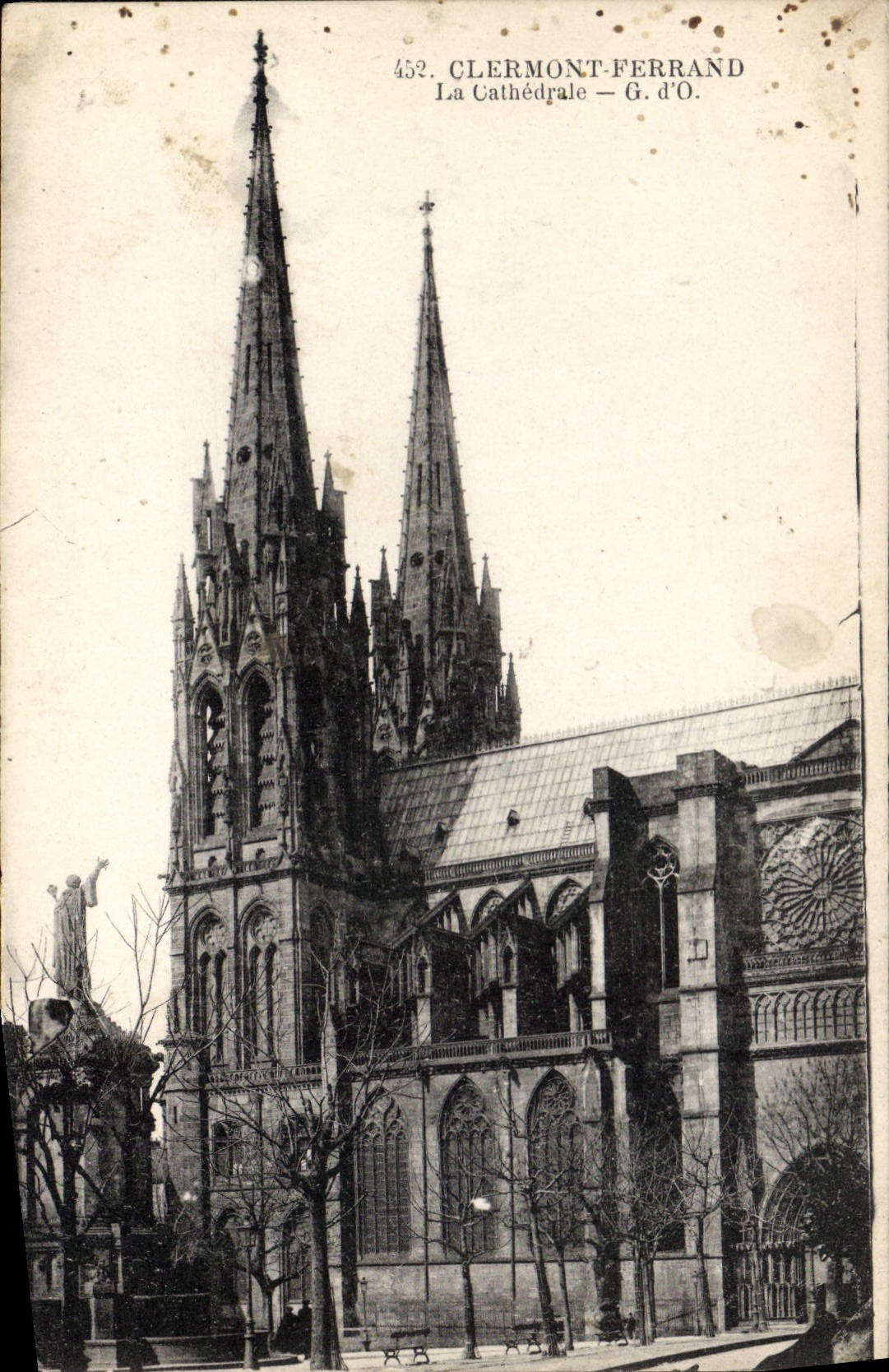 CPA Clermont Ferrand La Cathedrale G d'O