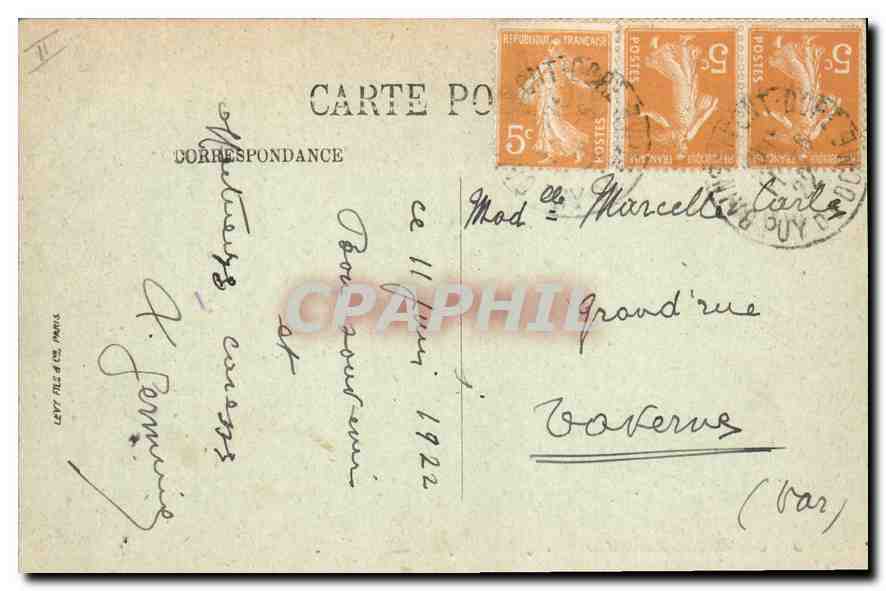 Clermont-Ferrand — Le Jardin Lecog — LL. n°34 — Reverso