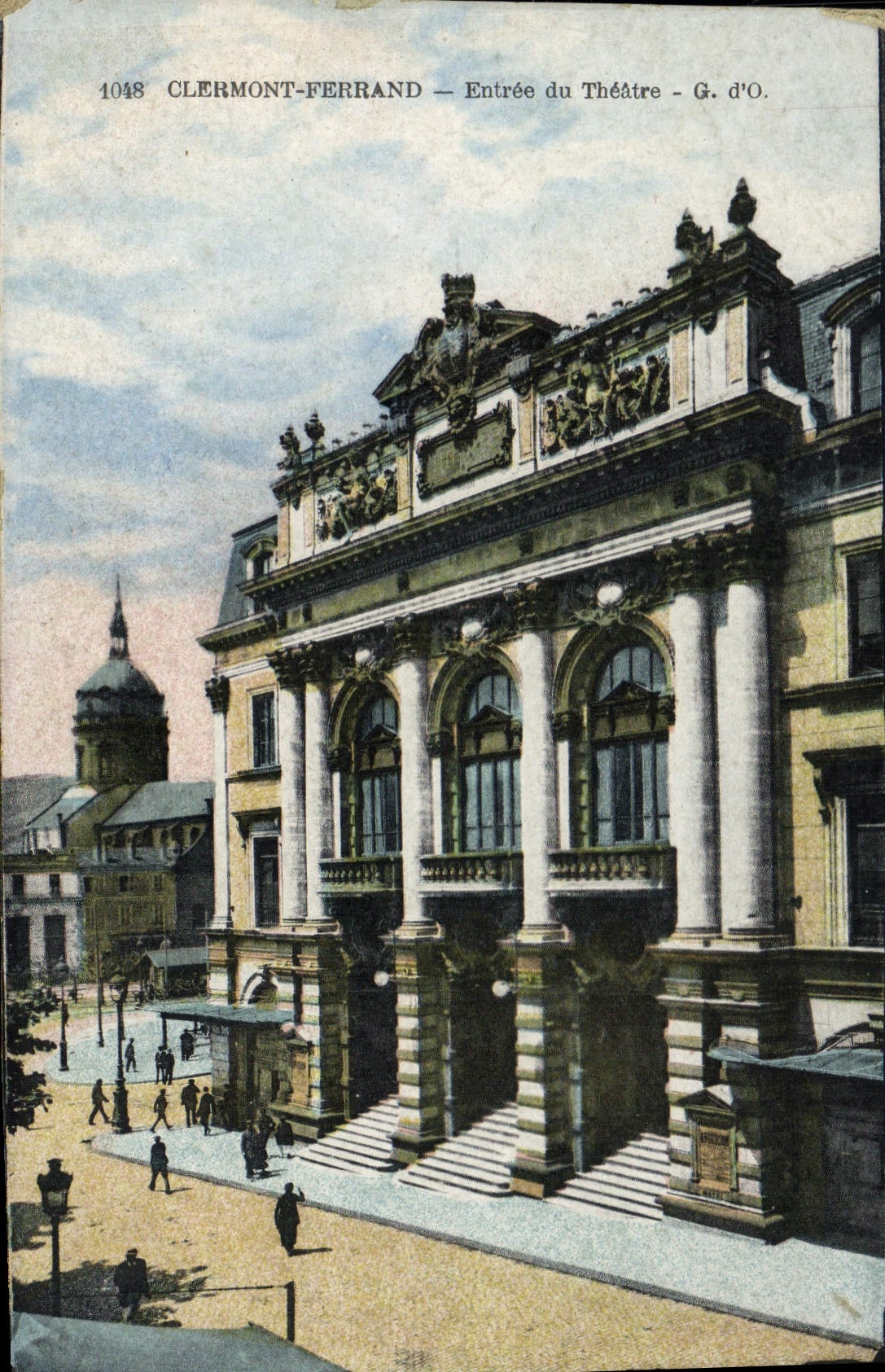 CPA Clermont Ferrand Entree du Theatre