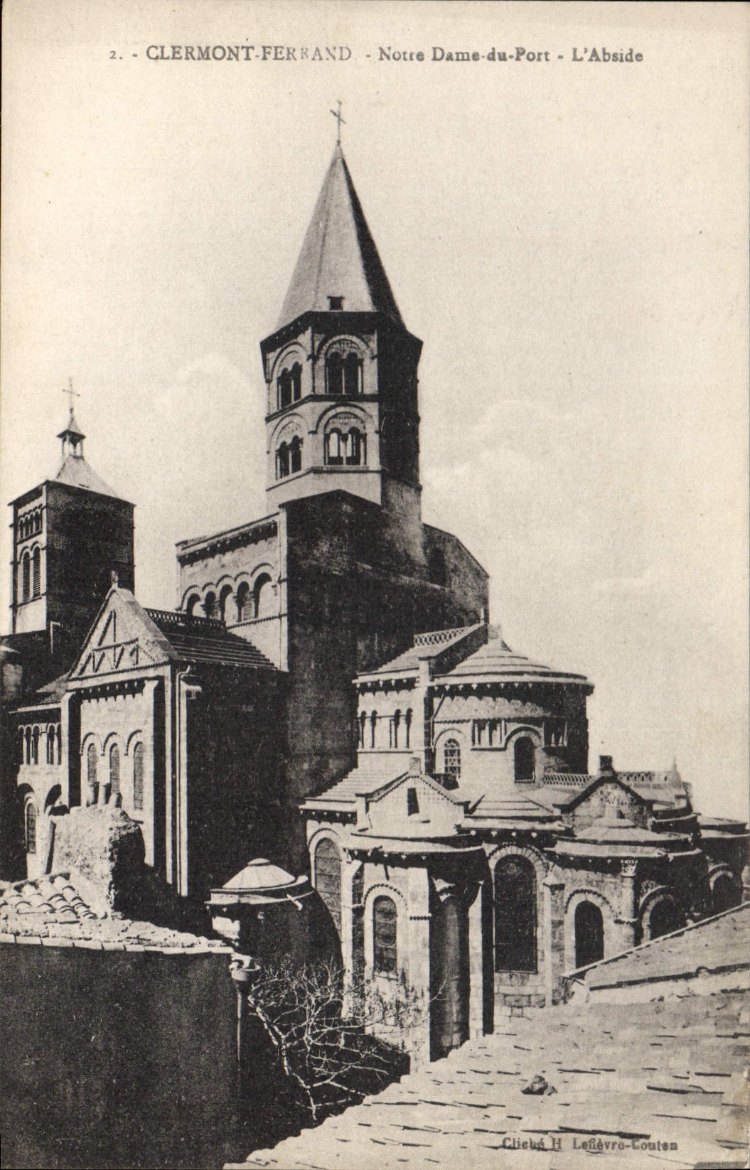 CPA Clermont Ferrand Notre Dame du Port L'Abside
