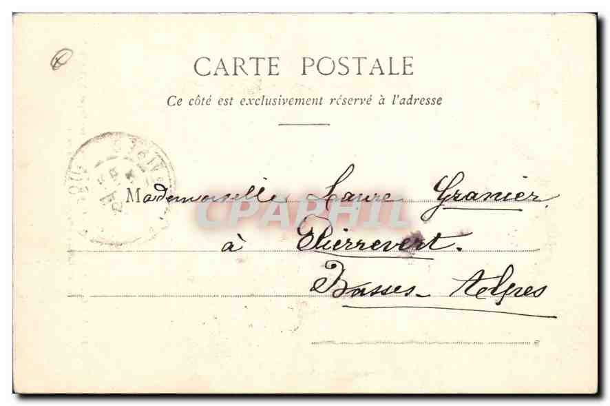 CPA Aix en Provence A G Hotel de Grimaldi Regusse par Puget XVIIe siecle A D Hotel d'Arlatan Porto d — Back