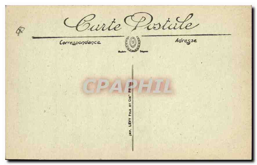 CPA Aix en Provence Hotel de Panisse — Verso