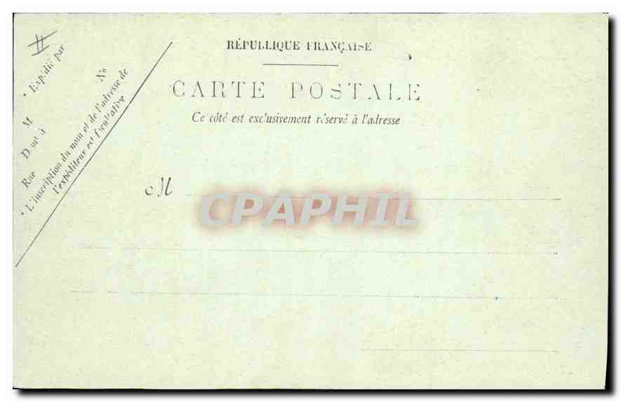 CPA Environs d'Arles Le Mausolee dit Tombeau de Jules — Verso