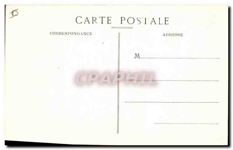 CPA Tarascon Chateua dit Roi Rene (cote de la ville) — Verso