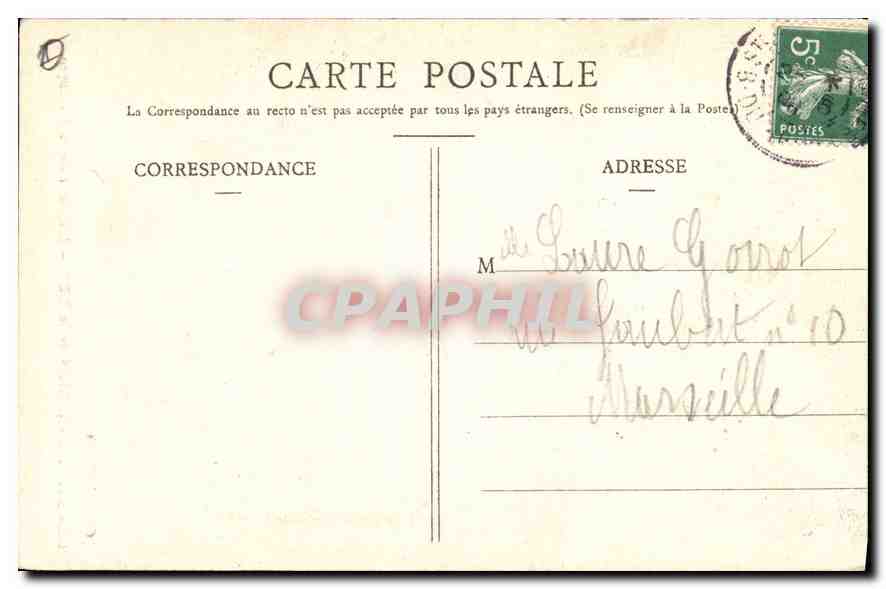 CPA les Saintes Maries de la Mer Interieur de la Basilique — Rückseite