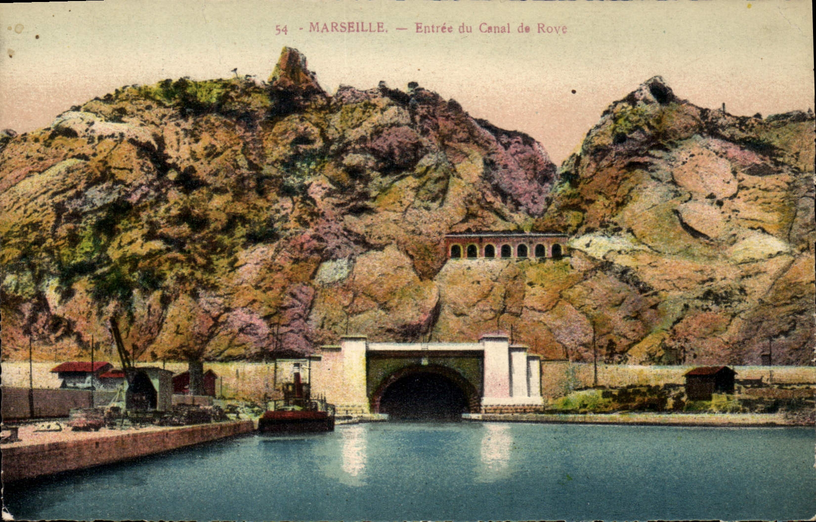 CPA Marseille Entree du Canal de Rove