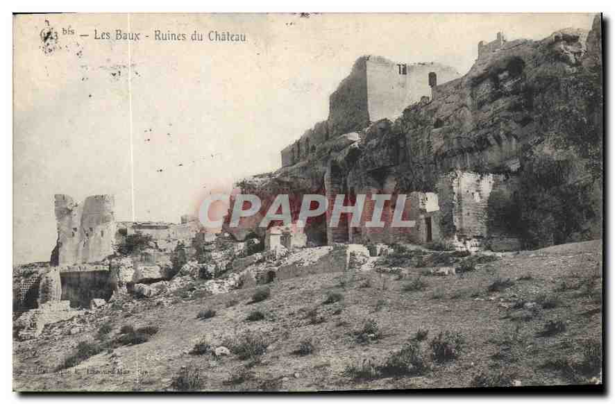 CPA Les Baux Ruines du Chateau
