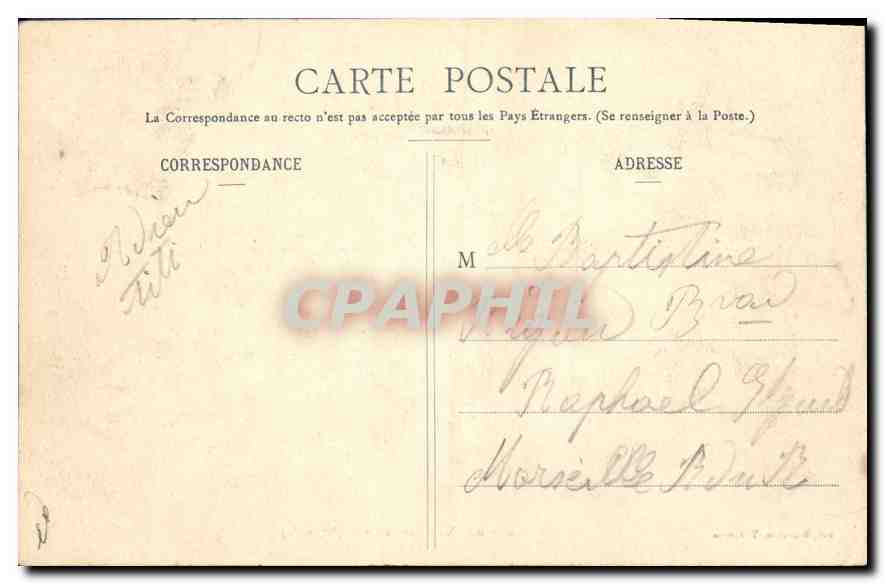 CPA Les Baux Vue generale (Xe siecle) — Back