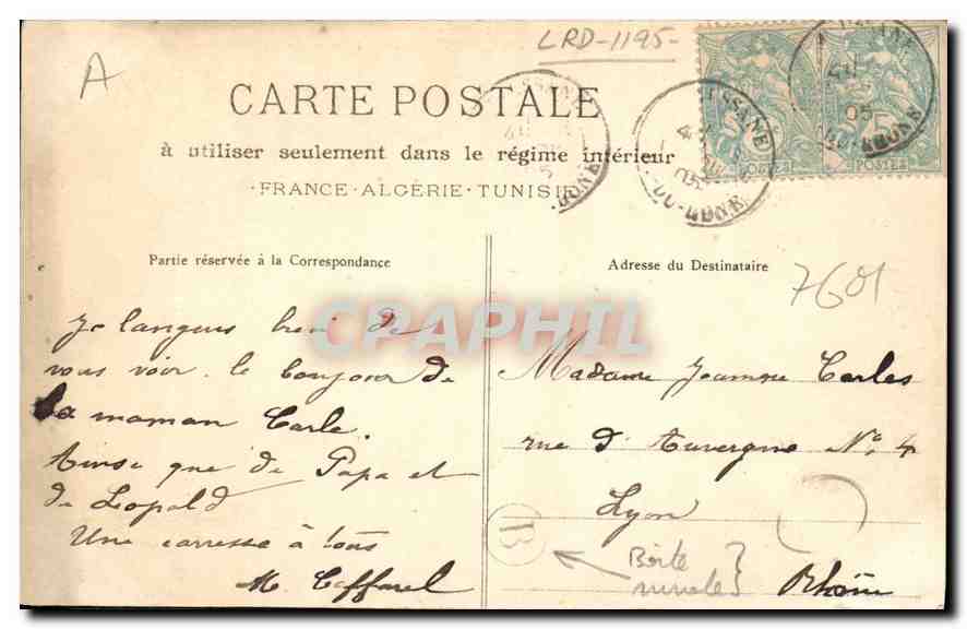 CPA Les Baux 1843 Le Noel des Bergers Folklore — Back