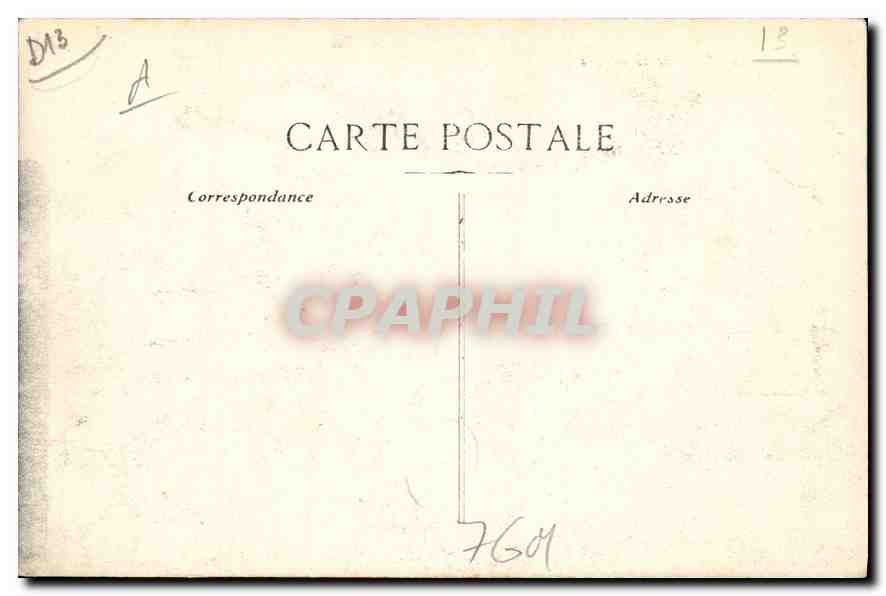 CPA Les Baux Vue generale Automobile — Back