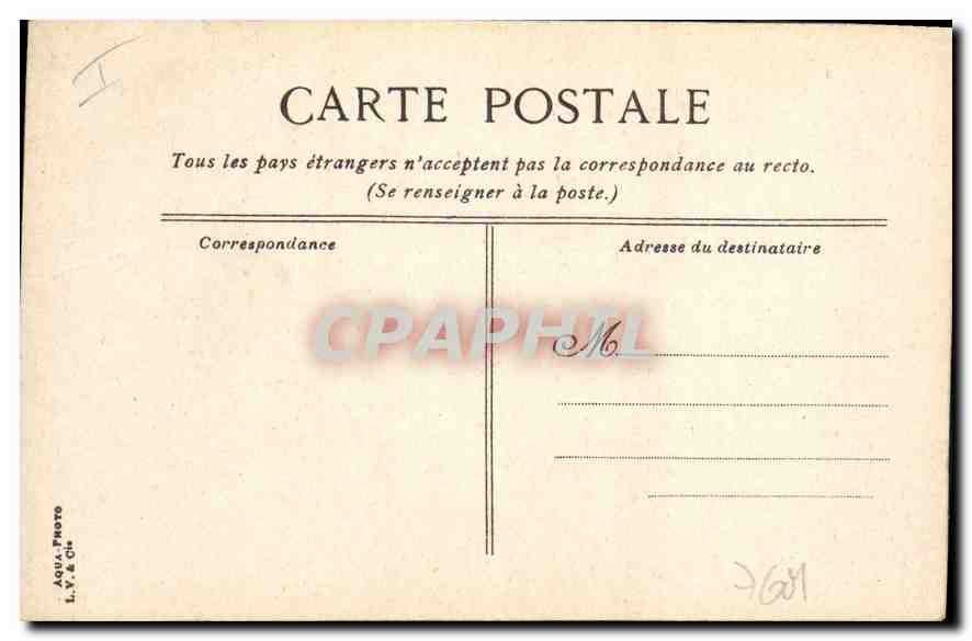 CPA Les Baus Pavillon de la Reine Jeanne — Rückseite