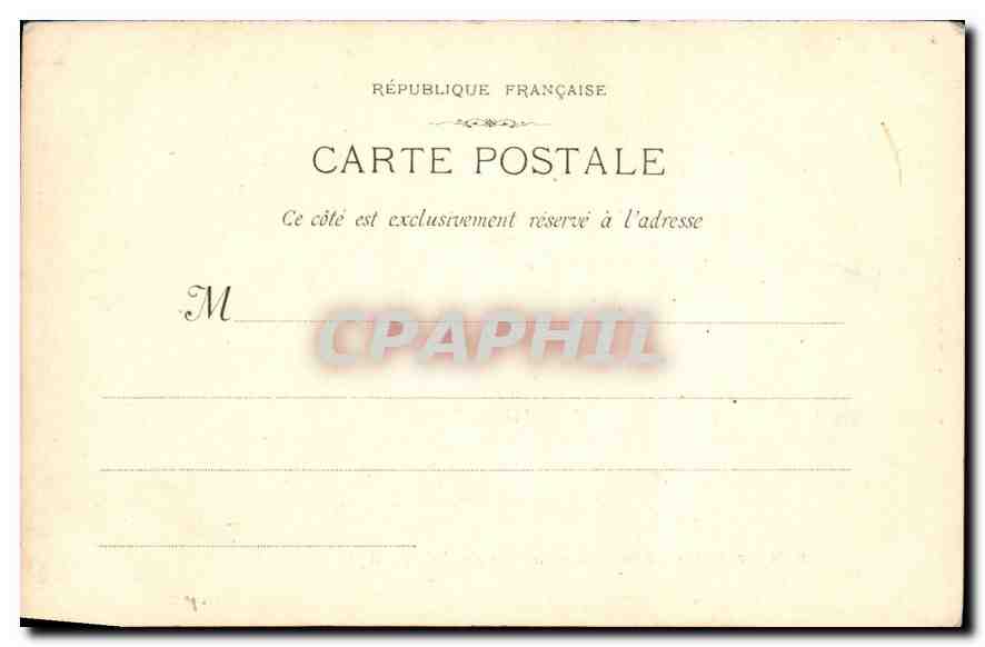 CPA Roquefavour La Chapelle de l'Hermitage — Rückseite