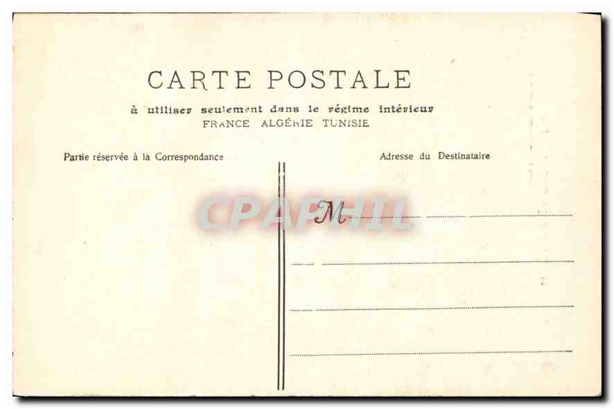 CPA Les Baux Rue de l'Eglise Folklore — Verso
