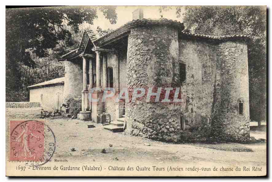 CPA Environs de Gardanne (Valabre) Chateau des Quatre Tours (Ancien rendez vous de Chasse du Roi Ren