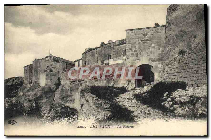 Les Baux — La Poterne — éditeur B.D. n°2201