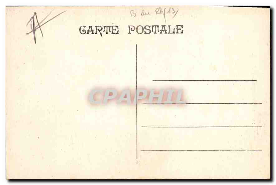 CPA Les Baux L'Eglise — Verso