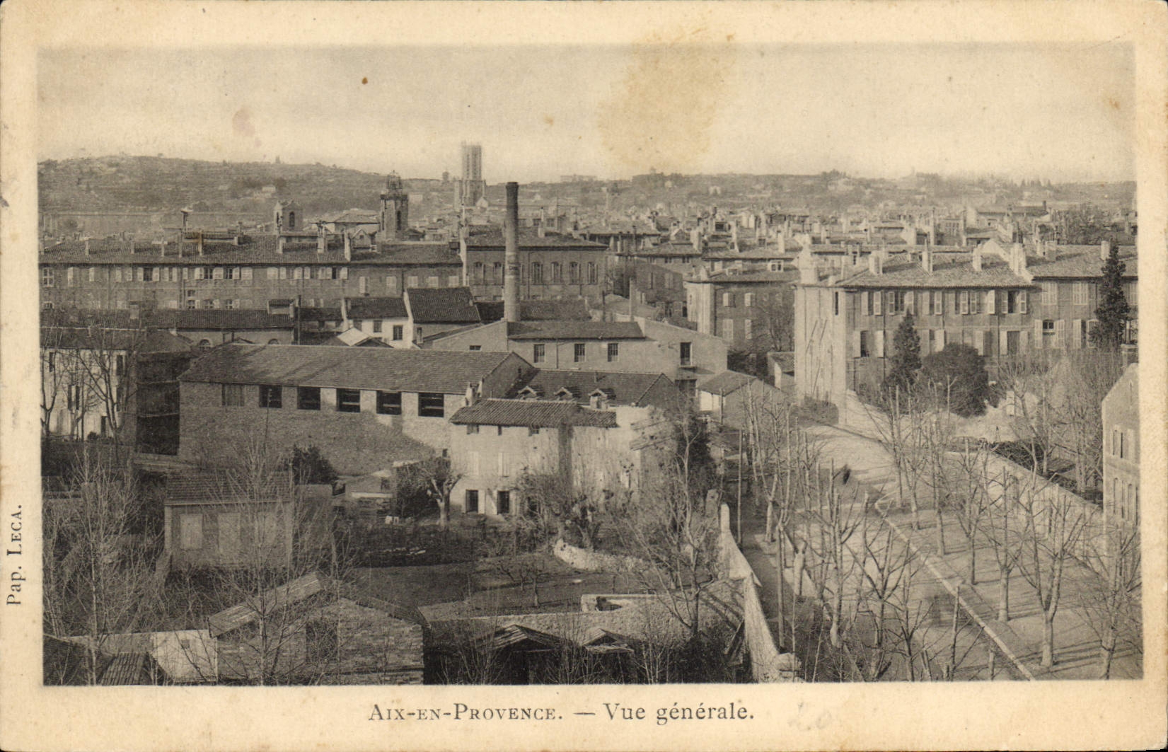 Aix-en-Provence — Vue générale — Pap. Leca