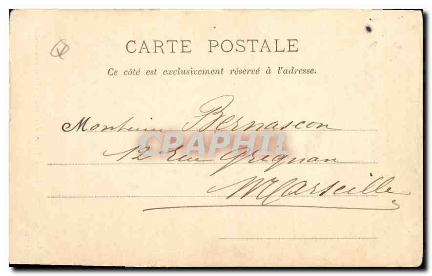 CPA Aix en Provence Porte de l'Hotel d'Arlatan par Toro XVIIe siecle 7 janvier 1905 — Back