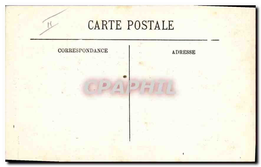 CPA Aix en Provence Hotel Guigou Ancien Hotel de Grasse de Catillon Rue Roux Alpheran — Back