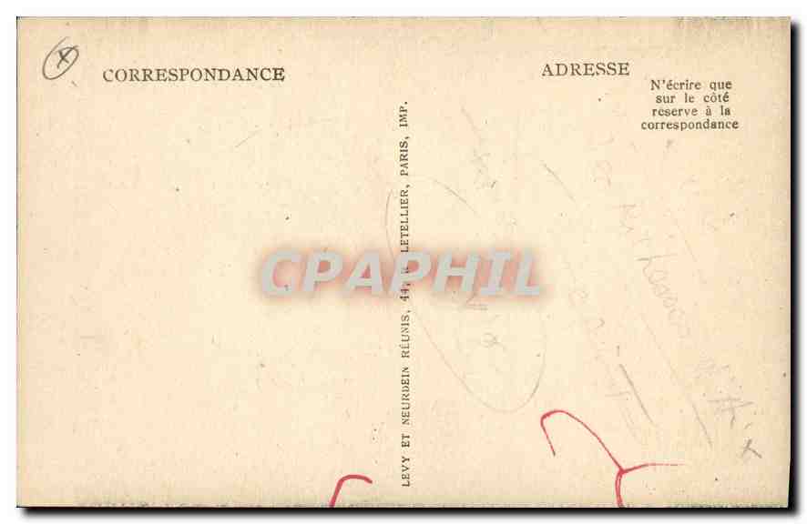 CPA Aix en Provence Porte Hotel Aihaud epoque Louis XV rue Mignet — Verso