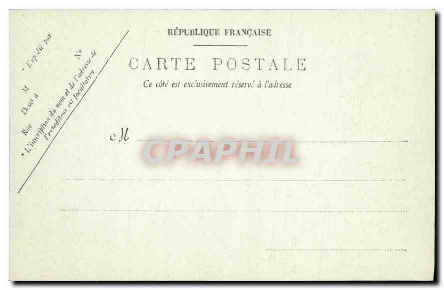 CPA Environs d'Arles Les Baux Maison Romaine et la Sarrazine — Verso