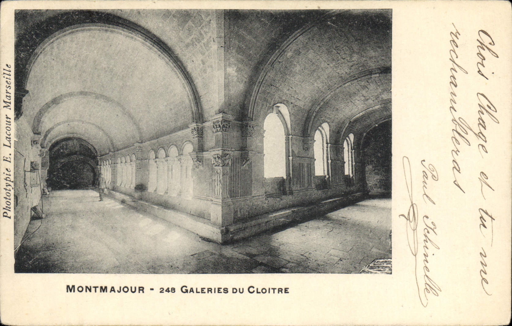 CPA Montmajour Galeries du Cloitre