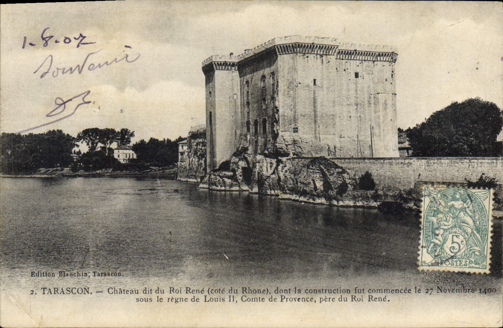 CPA Tarascon Chateau dit du Roi Rene (cote du Rhone)