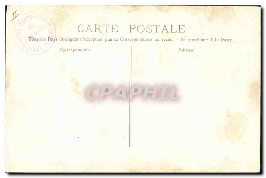 CPA Les Baux Hotel des Porcelets — Verso