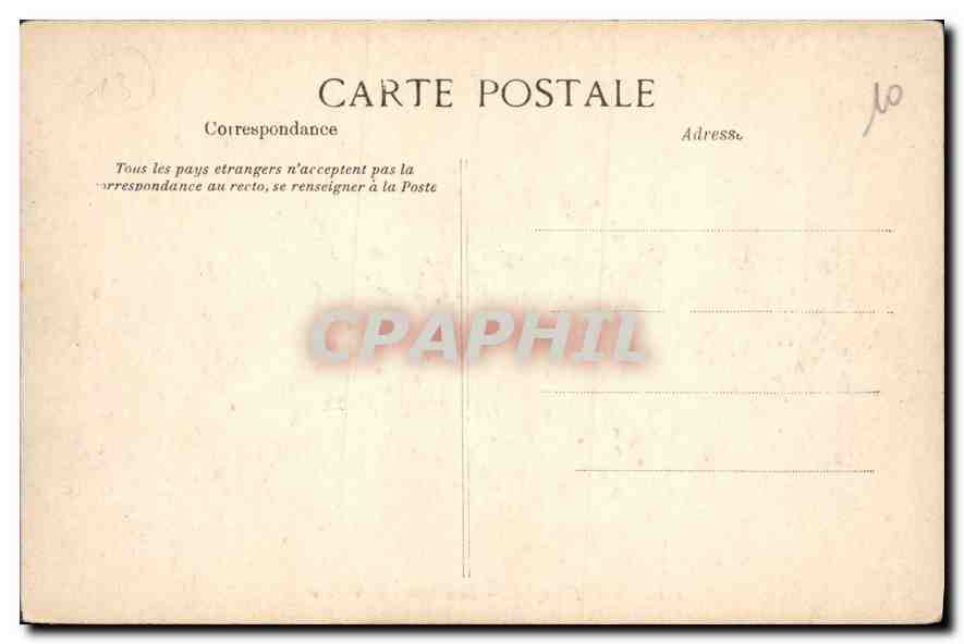 CPA Montmajor La Chapelle et la Tour — Verso
