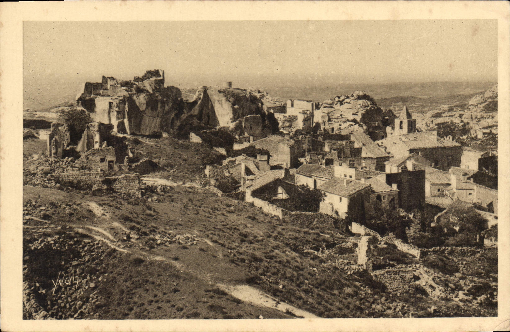 Les Baux-de-Provence — Vue générale — Les Éditions d'Art VVON, Paris