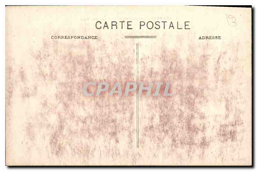 CPA Les Baux Les Ruines du Chateau des Baux — Verso