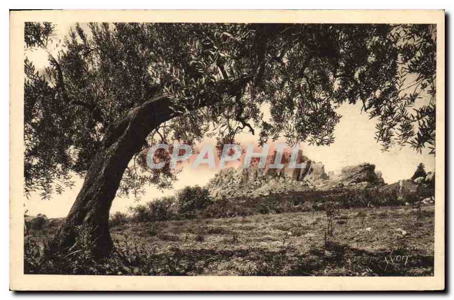 Die Ruinen des Schlosses (B.-du-R.) — Les Baux-de-Provence — Éditions d'Art YVON, Paris