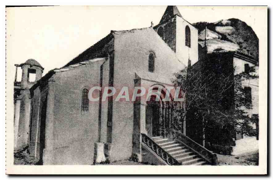 CPA Les Baux Eglise St Vincent contenant des vestiges des Xe XIIe XIVe XVe et XVIe siecles