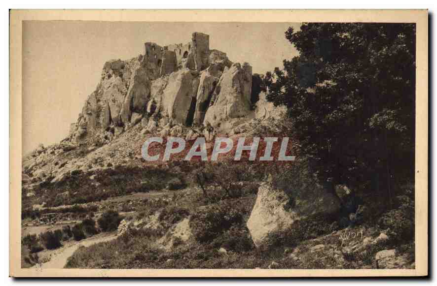 Les Baux — Côté Oriental des Ruines du Château — Les Éditions d'Art Yvot, Paris