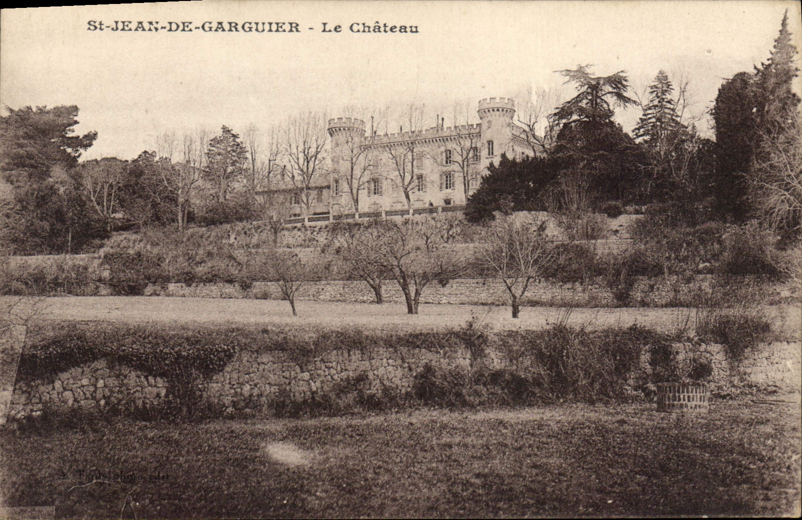 CPA St Jean de Garguier Le Chateau