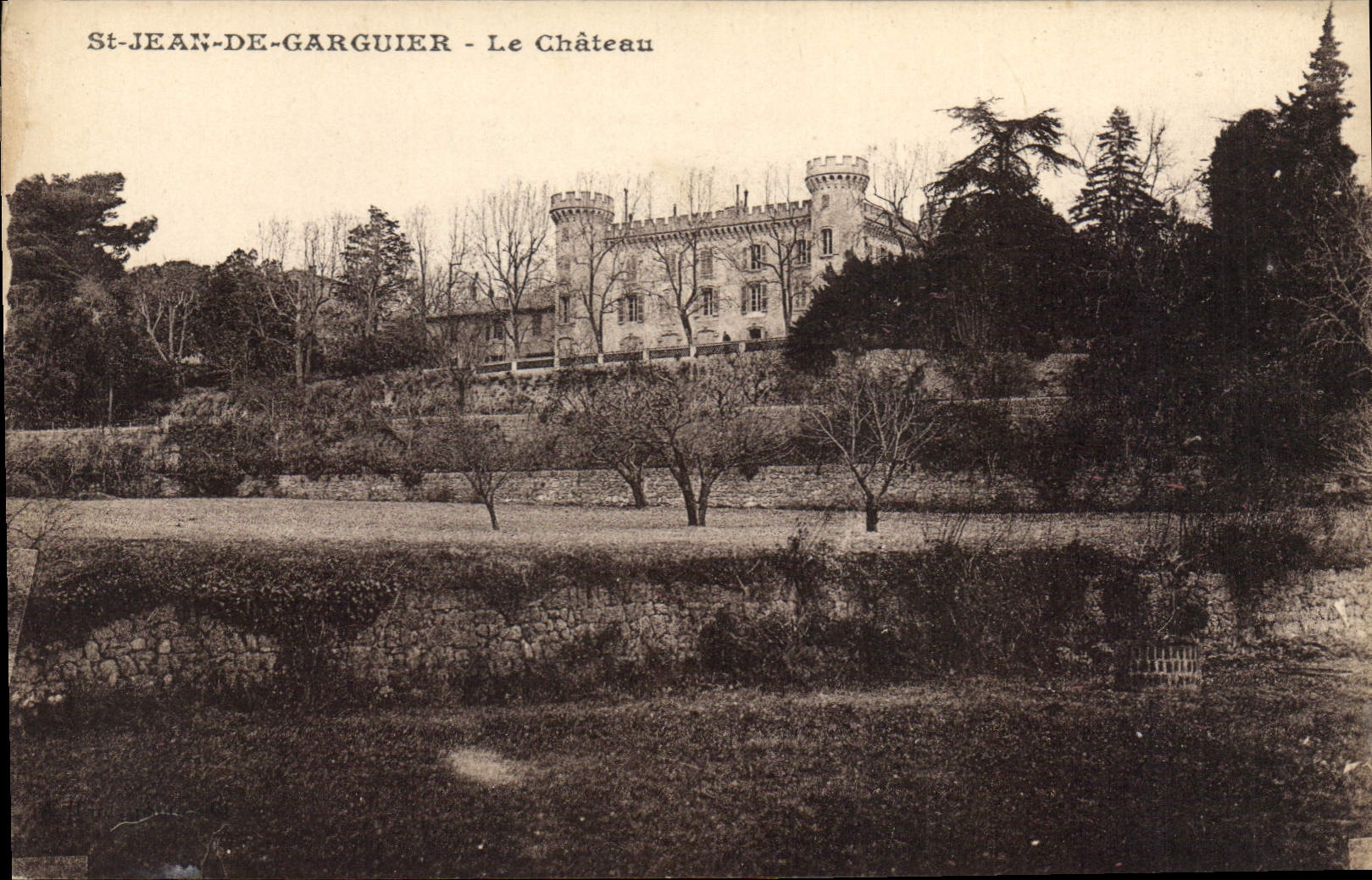 CPA St Jean de Garguier Le Chateau