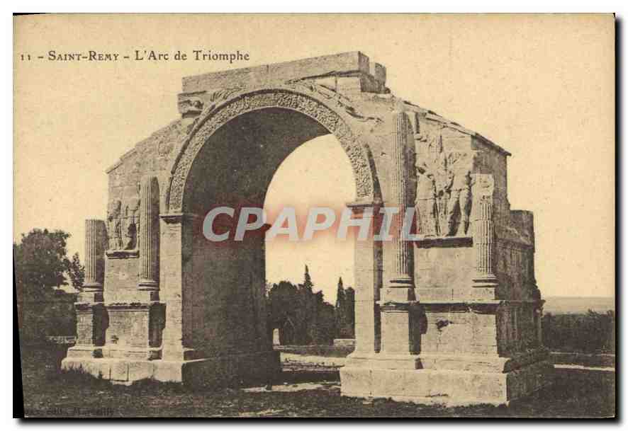 CPA Saint Remy L'Arc de Triomphe
