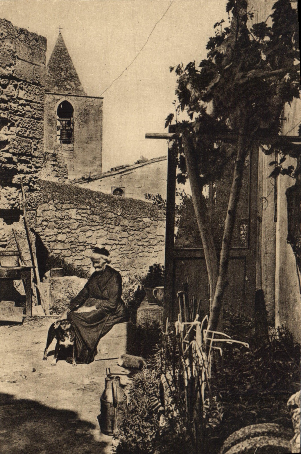 CPA La Douce France Paysages et Pierres de Provence Les Baux (B du R) Un coin du Vieux Village