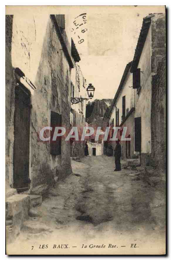 CPA Les Baux La Grande Rue