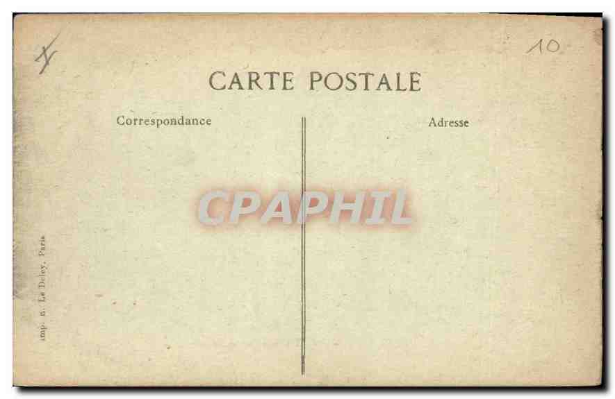 CPA Les Baux La Rue des Fours — Verso