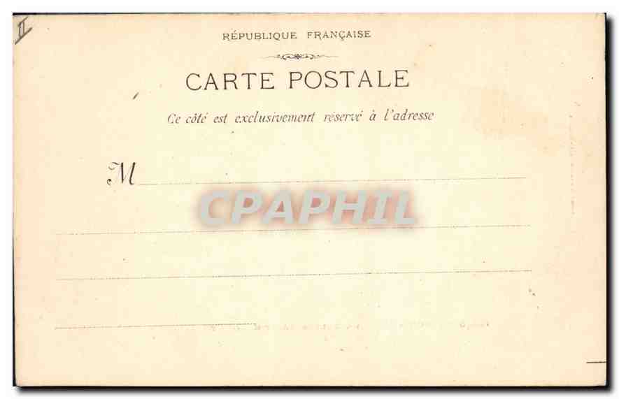 CPA Roquefavour La Vallee Saint Honorat — Verso