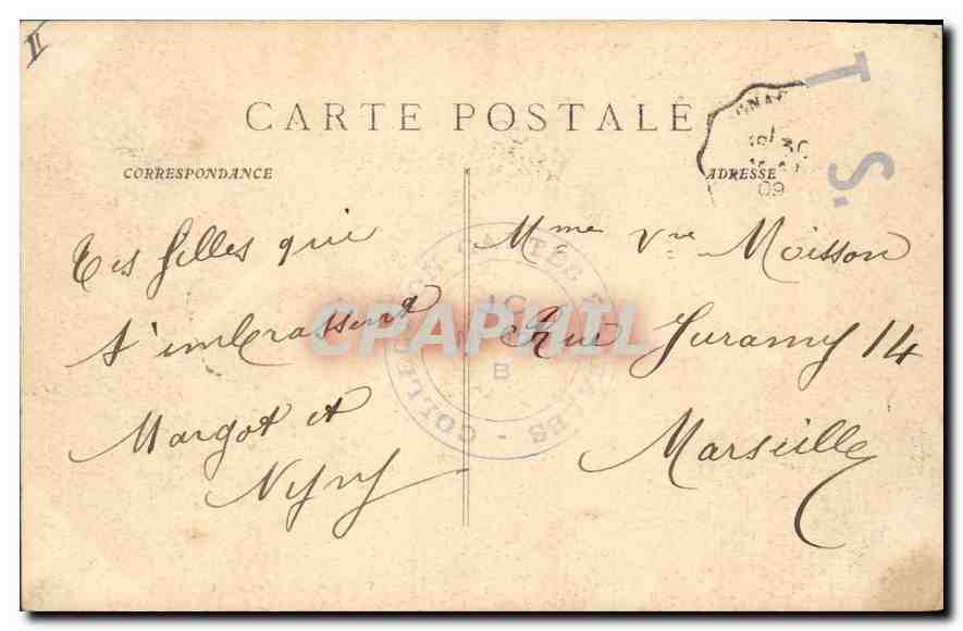 CPA Roquefavour Le Sommet de l'Aqueduc — Verso